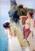 Alma-Tadema, Sir Lawrence A coign of vantage oil